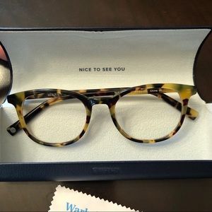 Warby Parker Durand tortoiseshell glasses